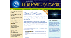 Desktop Screenshot of bluepearlayurveda.com